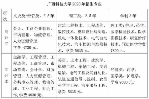 广西科技大学中外招生计划（广西科技大学2021年招生章程）