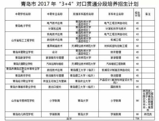 关于2017青岛职专招生计划的信息