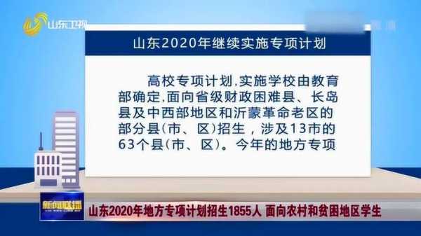 山东农村专项招生计划学校（2020山东农村专项招生简章）