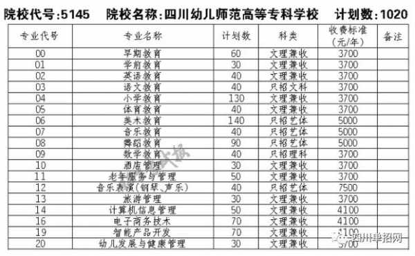 四川对口师资招生计划（四川对口师资招生计划公示）