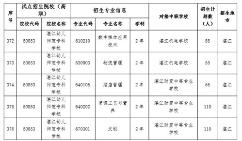 包含湛江师范学院2019招生计划的词条