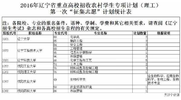 高校农村学生招生计划（农村专项招生计划高校分数）