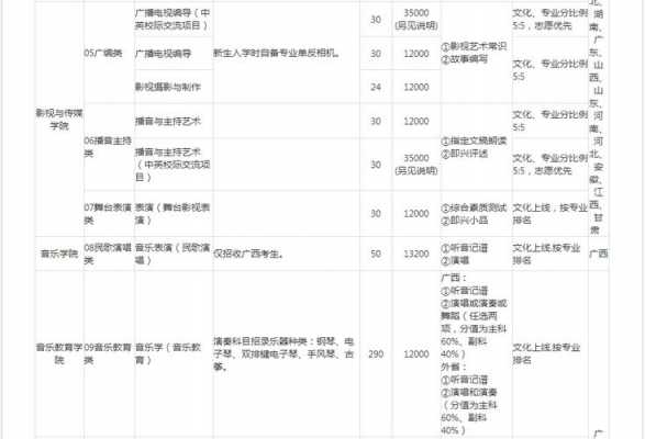 广西艺术生招生计划（广西艺术招生考试院艺术录取查询）