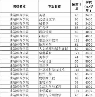 曲靖学院2019招生计划（曲靖师范学院2021招生）