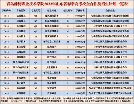 青岛港湾招生计划（青岛港湾职业技术学院2022招生计划）