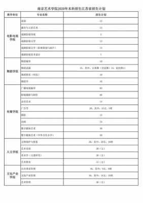 关于南审本科招生计划的信息