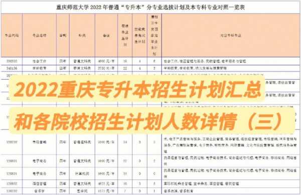 重庆院校春季招生计划（重庆春季招生的大专院校）